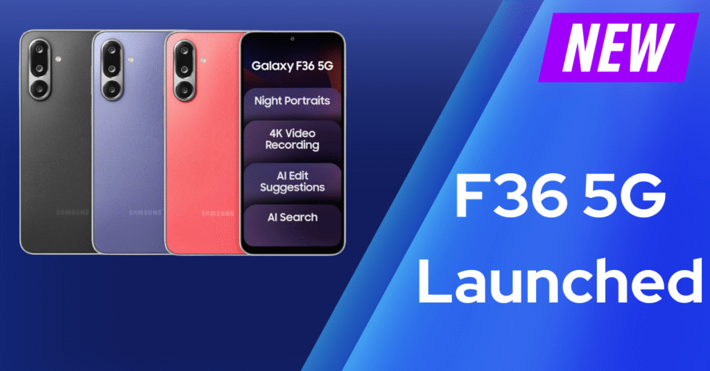 Samsung F36 5G unboxing